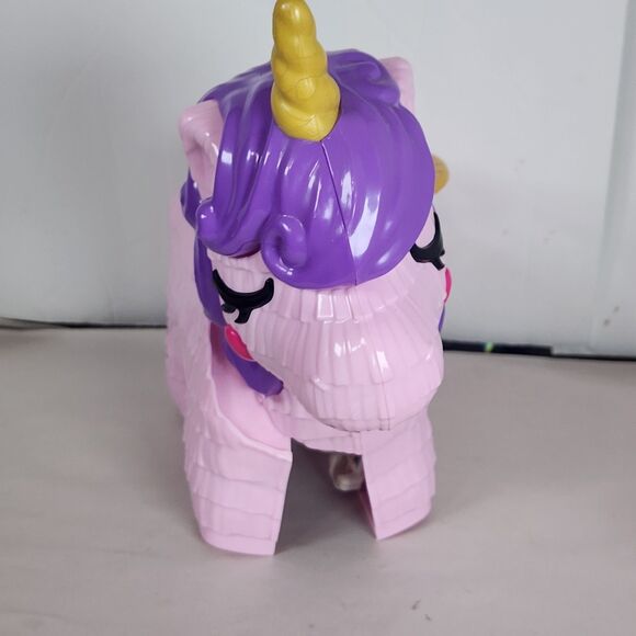 Polly Pocket Pink Unicorn Party Playset pinata carry case pink miniture polly - Picture 4 of 13
